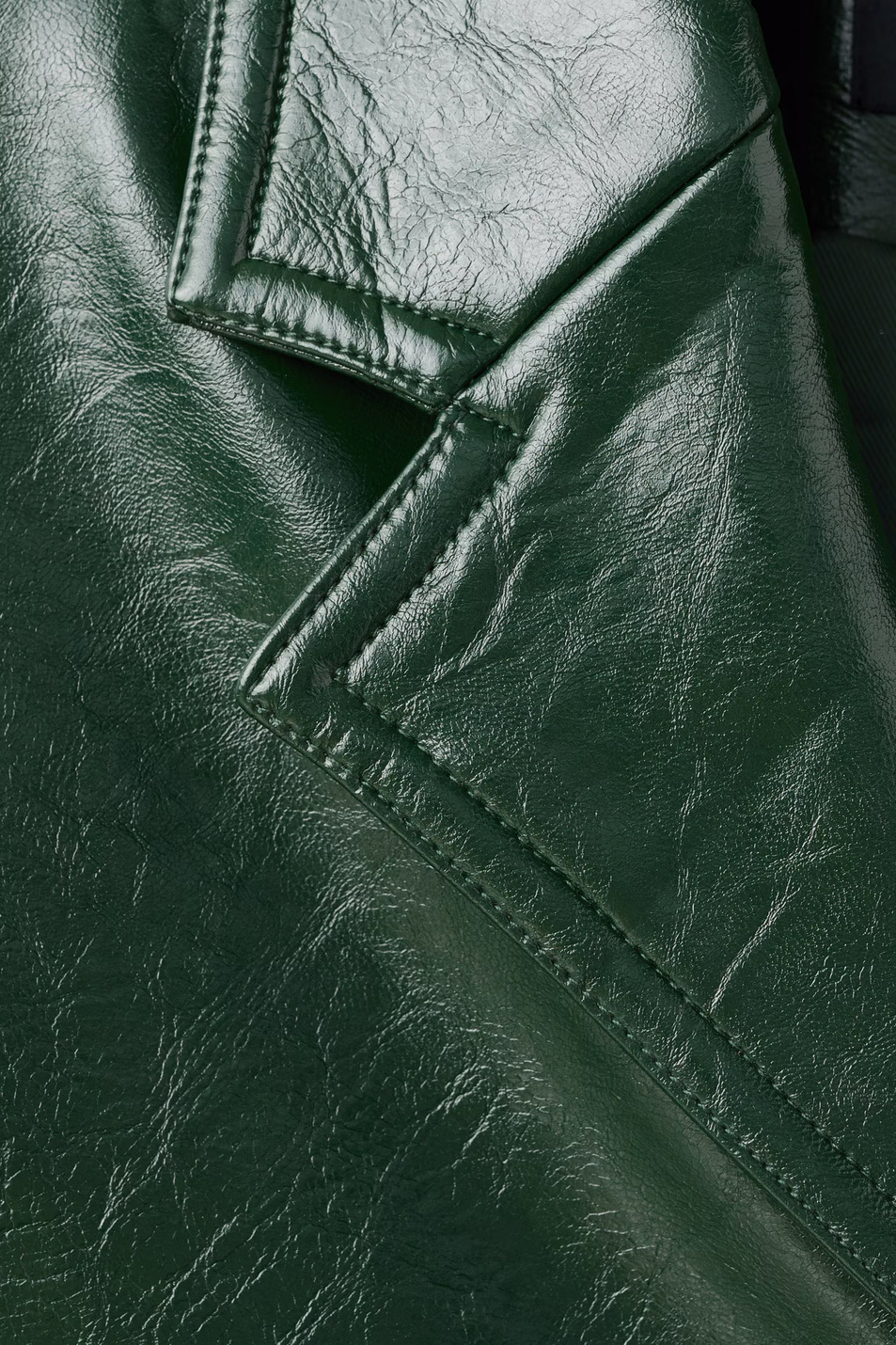 Женский Mango Плащ SHELBY из искусственной кожи (цвет ), артикул 17089210 | Фото 3