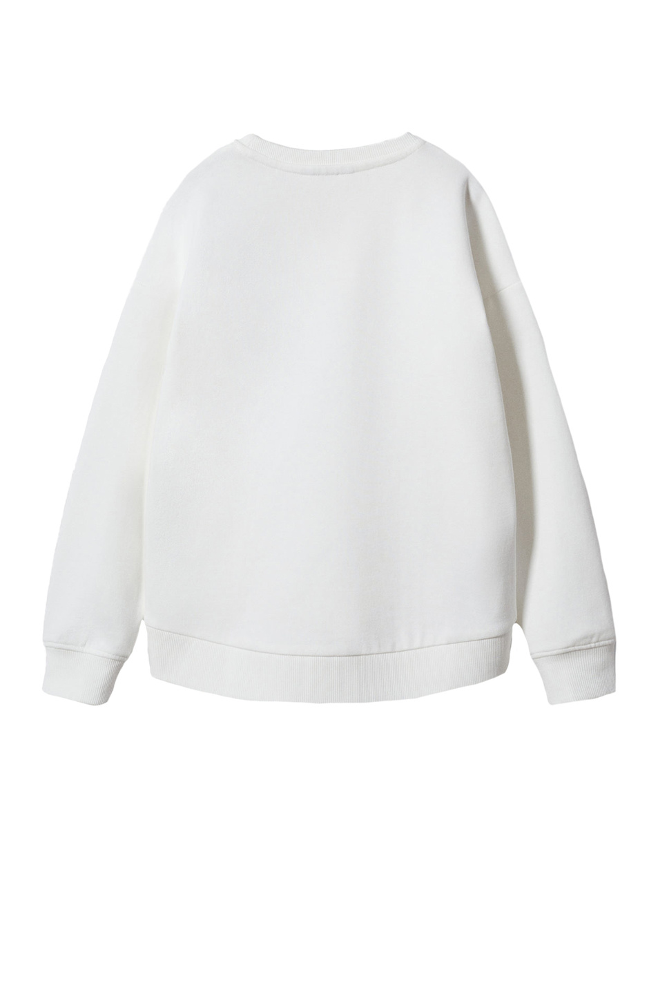 Девочкам Mango Kids Свитшот DUBLINI из хлопка с надписью (цвет ), артикул 47041284 | Фото 2