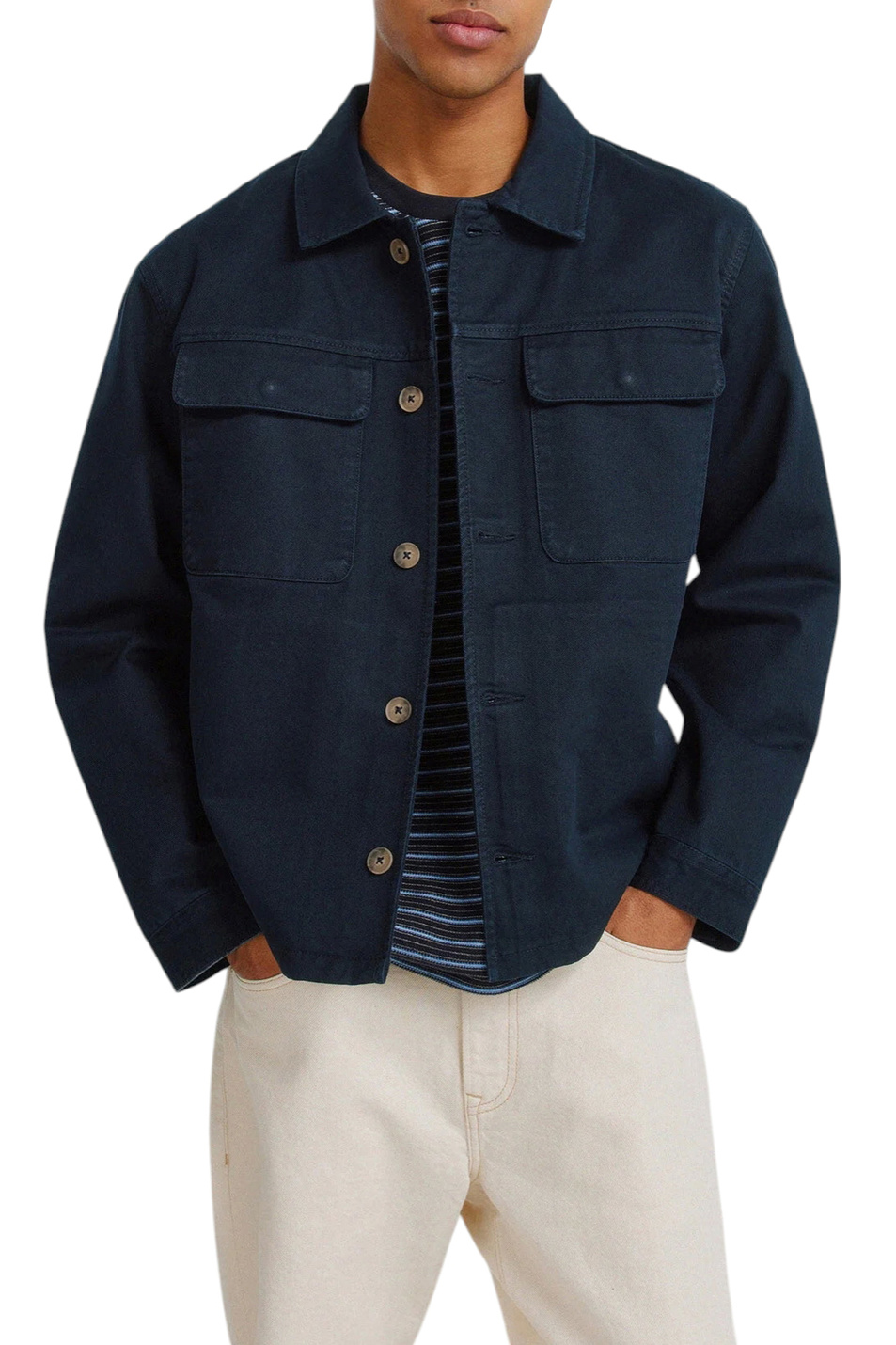 Мужской Springfield Куртка-рубашка из хлопка (цвет ), артикул 2833242 | Фото 3