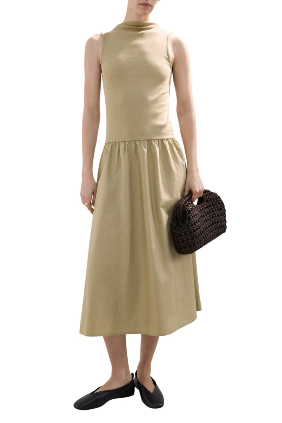 Женский Mango Платье VALVIN из эластичного хлопка (цвет ), артикул 27057141 | Фото 2