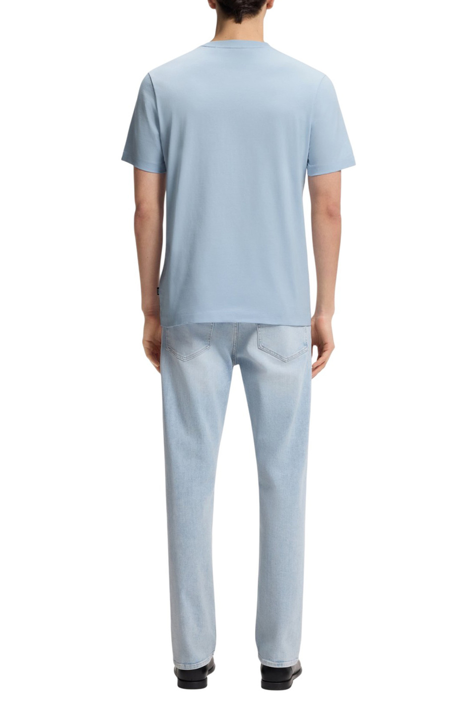 Мужской BOSS Футболка из натурального хлопка (цвет ), артикул 50468347 | Фото 4