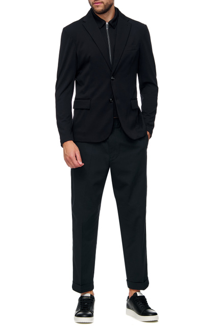Приталенный пиджак|Основной цвет:Черный|Артикул:6L1GL0-1JGXZ | Фото 2