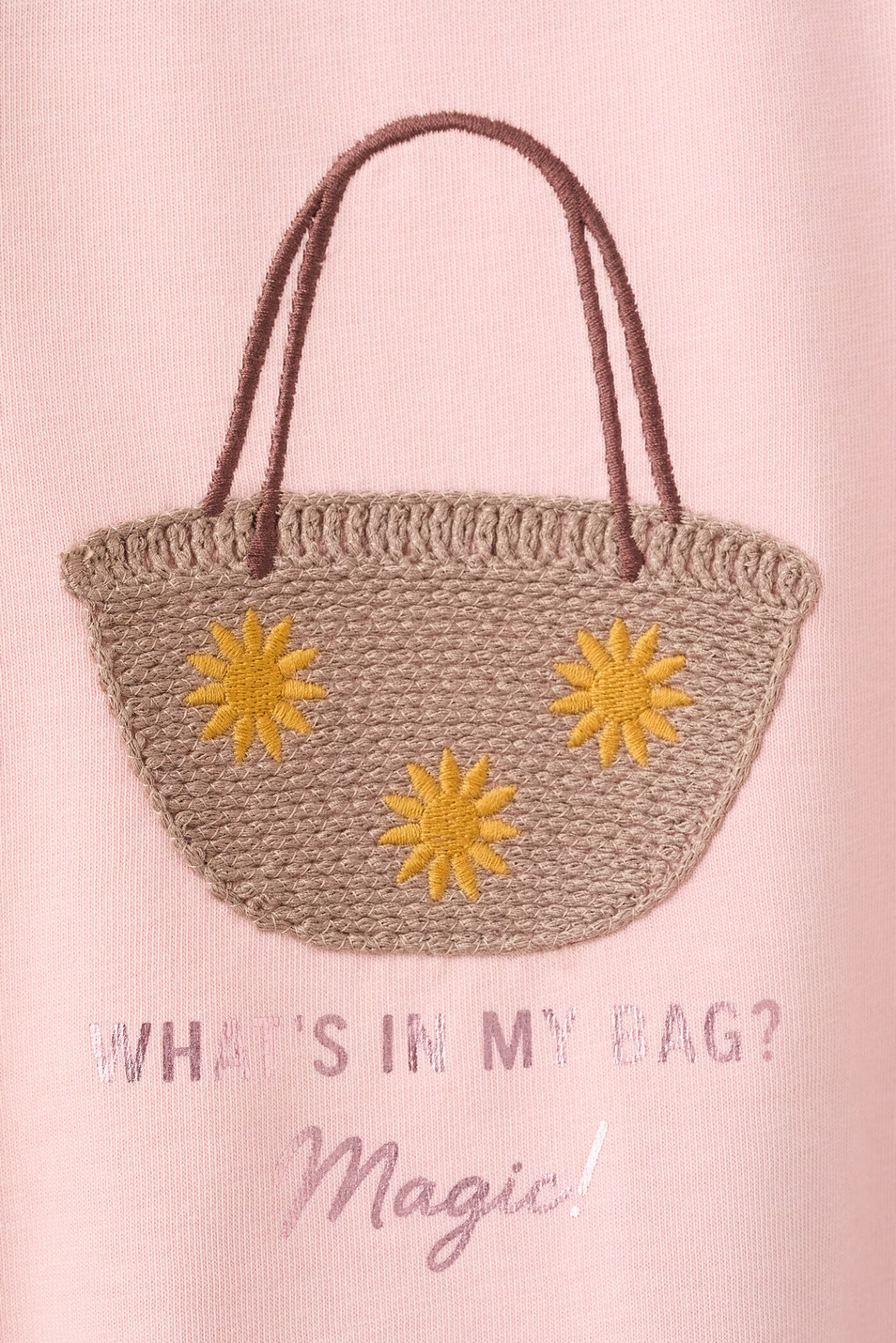 Девочкам Mango Kids Футболка BAG с вышивкой (цвет ), артикул 27096355 | Фото 4