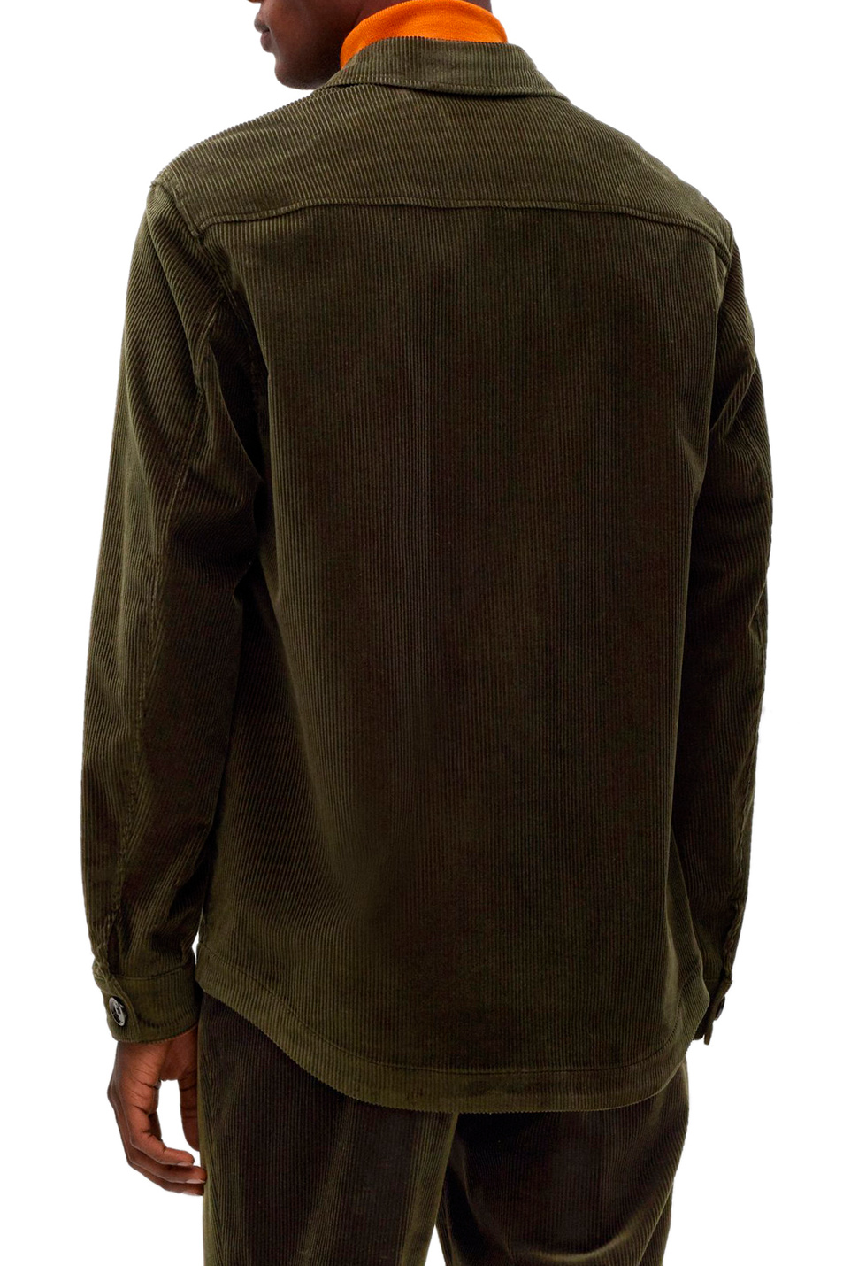Мужской BOSS Вельветовая рубашка с нагрудными карманами (цвет ), артикул 50479402 | Фото 4