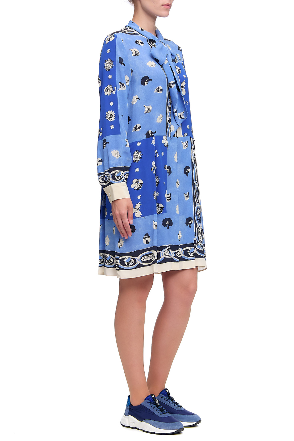 Weekend Max Mara Шелковое платье GERONA с бантом и карманами (цвет ), артикул 52260619 | Фото 2