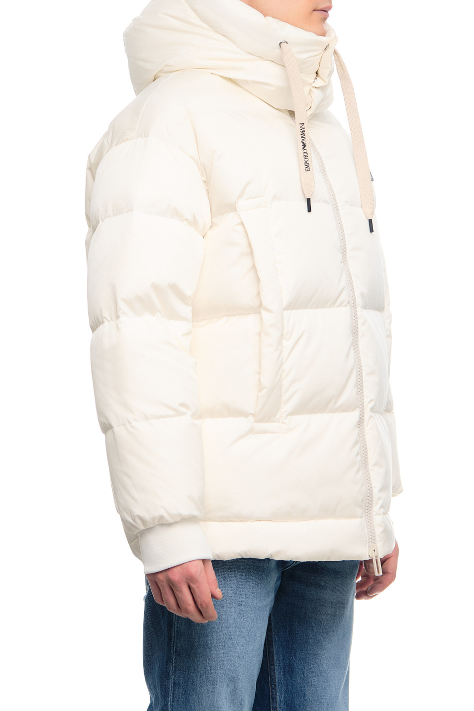 Мужской Emporio Armani Стеганая куртка со съемным капюшоном (цвет ), артикул 6L1BU4-1NQTZ | Фото 4