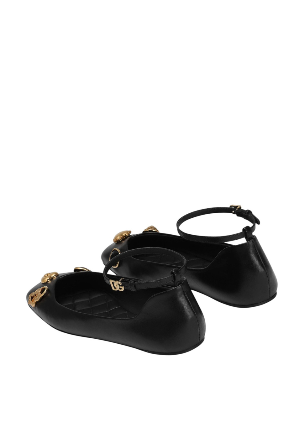 Женский Dolce & Gabbana Балетки из натуральной кожи (цвет ), артикул CB0269-AO033 | Фото 3