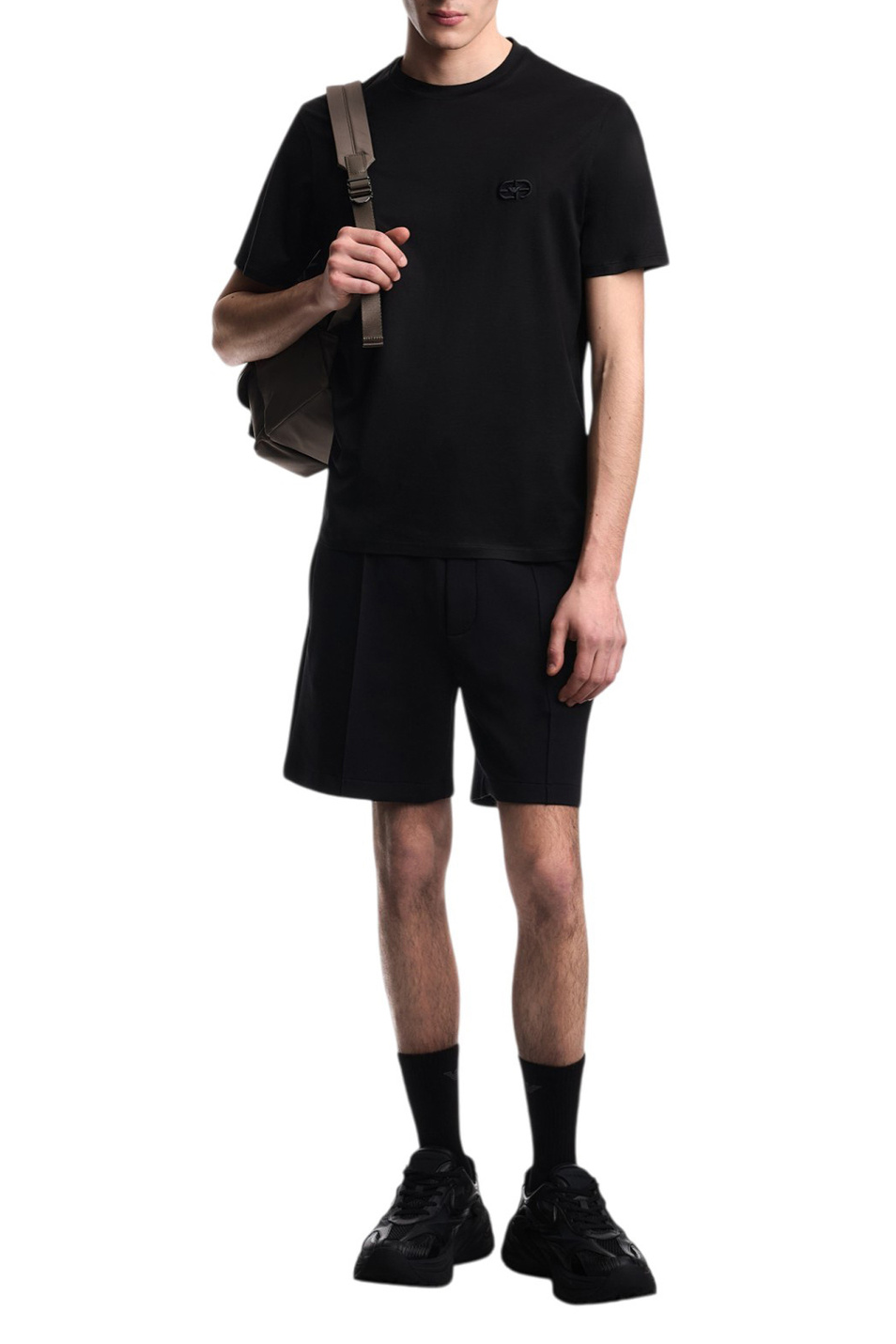 Мужской Emporio Armani Футболка с логотипом (цвет ), артикул EM004585-AF10017 | Фото 2