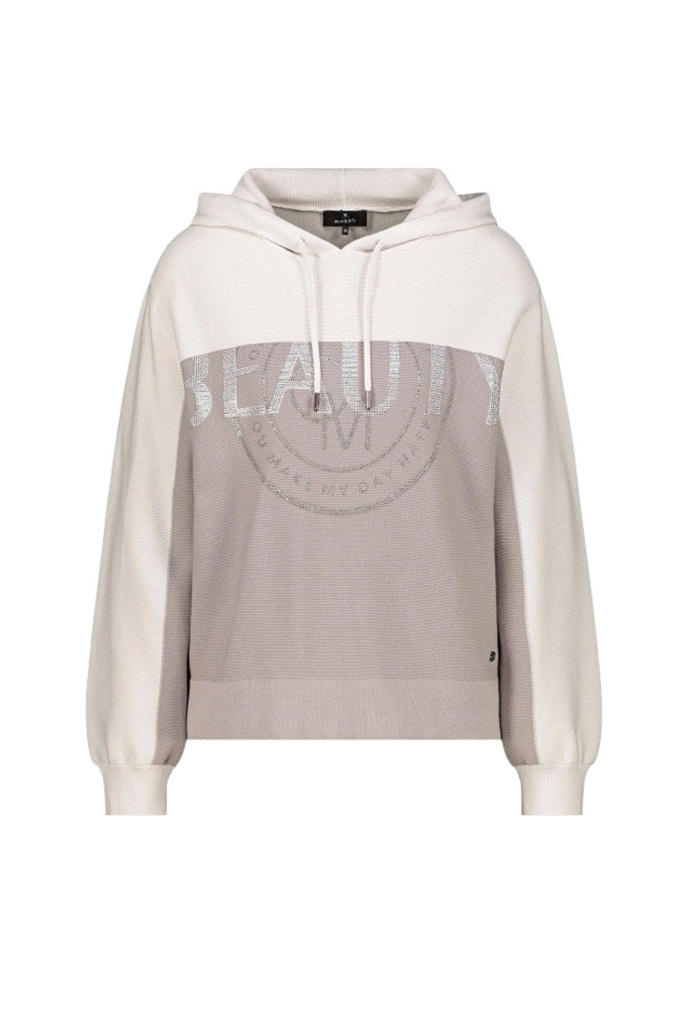 Женский Monari Худи из хлопка со стразами (цвет ), артикул 808976 | Фото 1