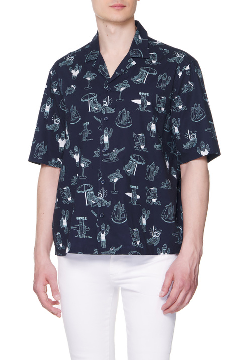 BOSS Рубашка прямого кроя с принтом ( цвет), артикул 50471795 | Фото 1