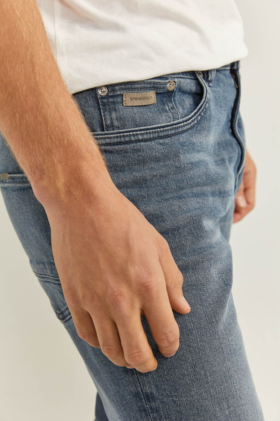 Springfield Мужские узкие джинсы (цвет ), артикул 1759639 | Фото 5