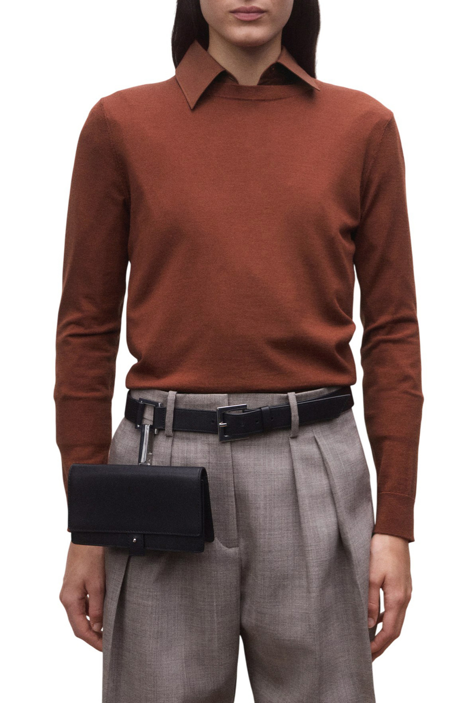 Женский Mango Джемпер LANIS из шерсти (цвет ), артикул 27094439 | Фото 3