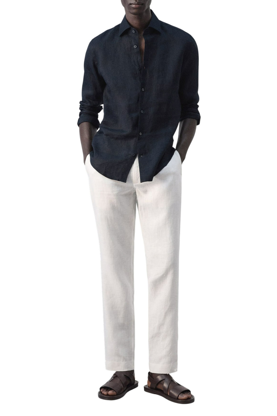 Мужской Mango Man Рубашка TUCAN из льна (цвет ), артикул 27095947 | Фото 2