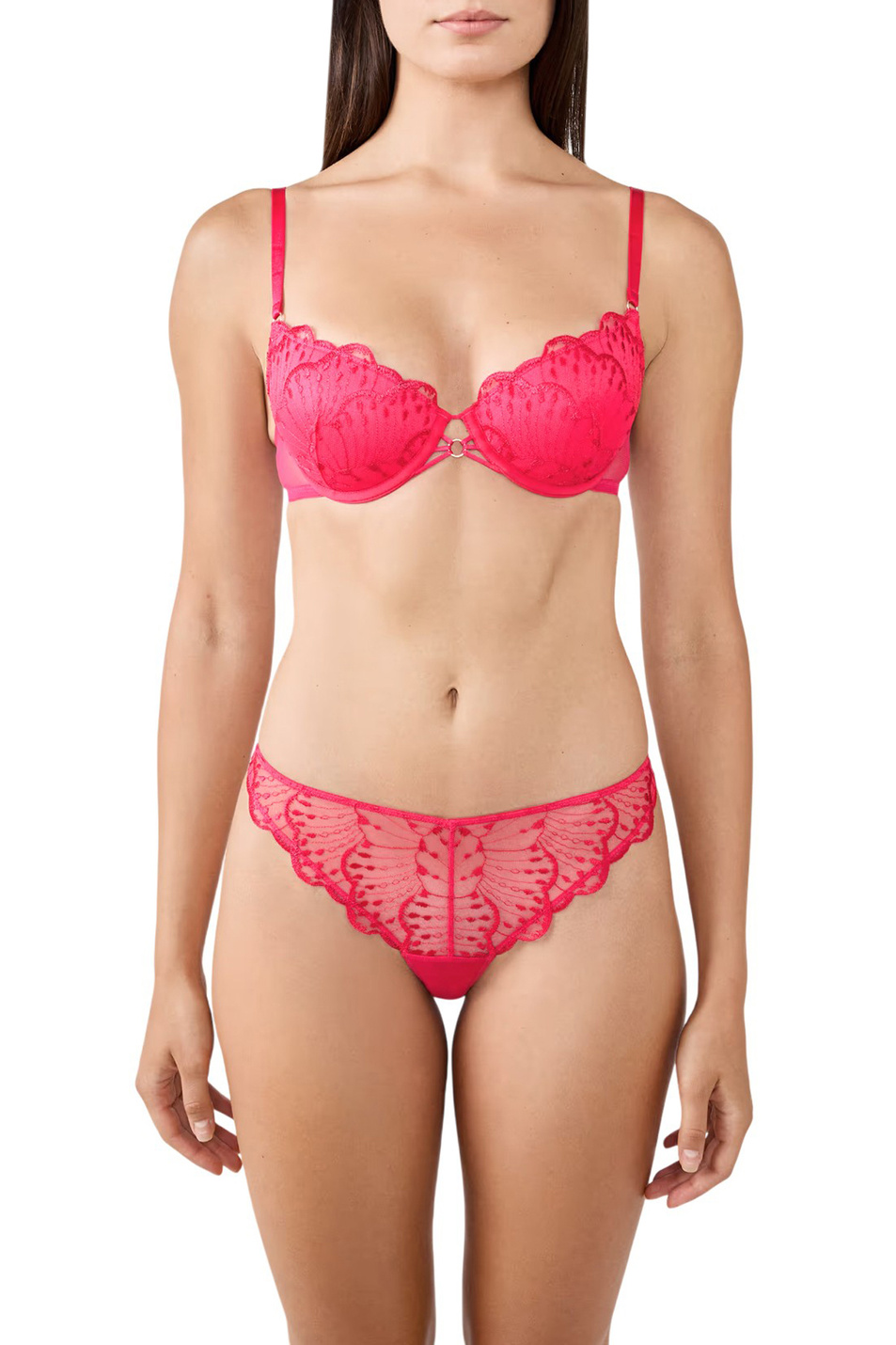Женский Etam Стринги NAYADE кружевные (цвет ), артикул 6555062 | Фото 2