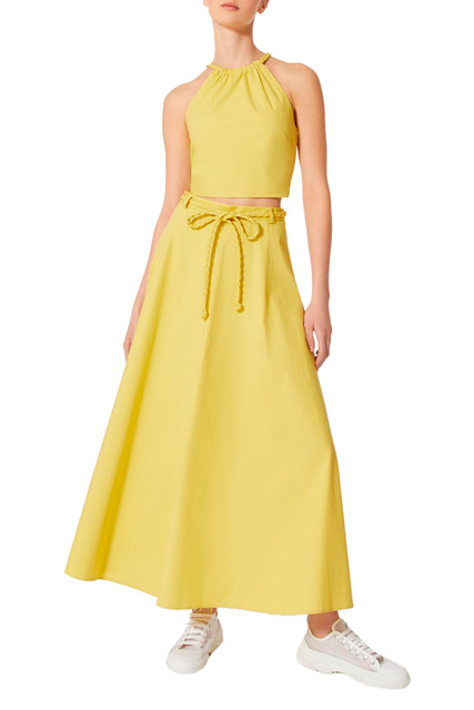 Расклешенная юбка|Основной цвет:Желтый|Артикул:XR0RAI300VU | Фото 2