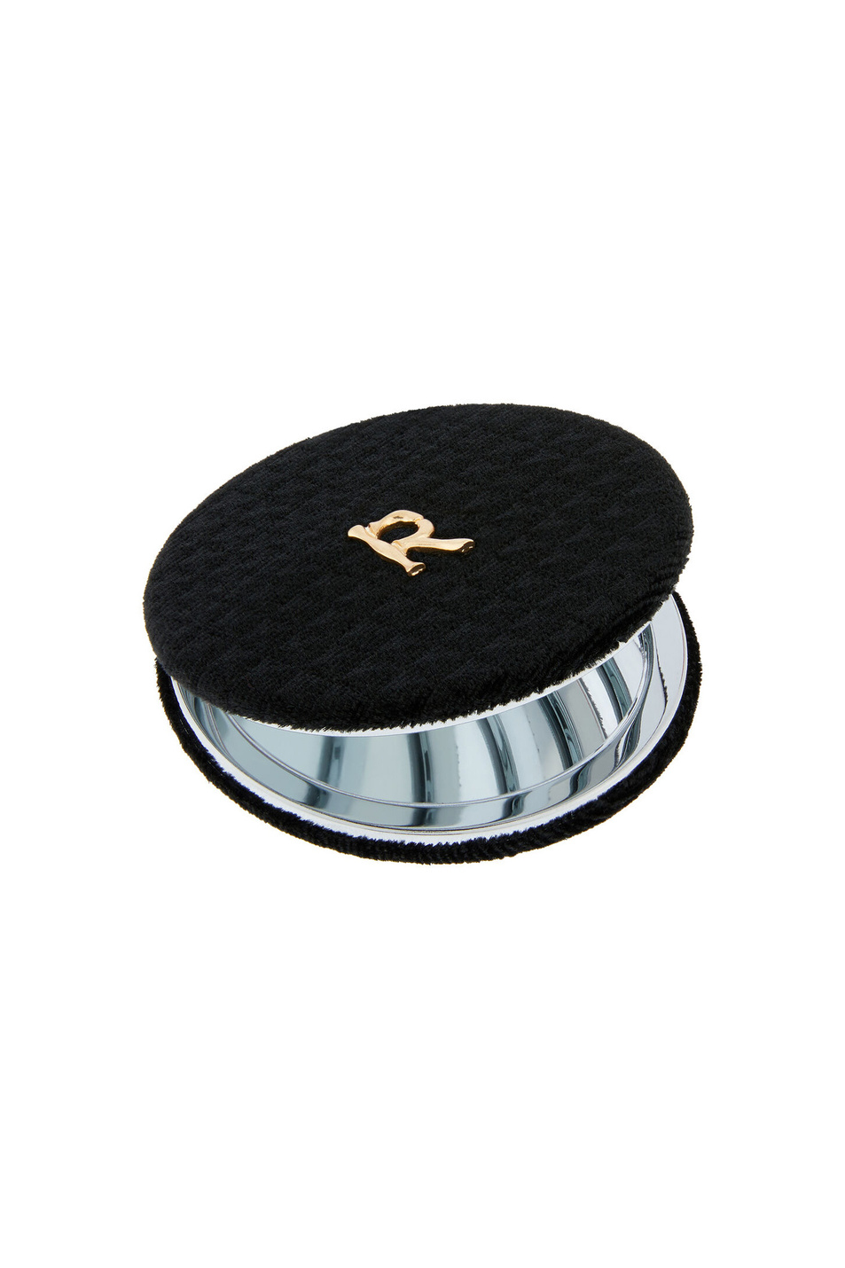 Accessorize Зеркало карманное с бархатной текстурой и буквой «R» (цвет ), артикул 985026 | Фото 2