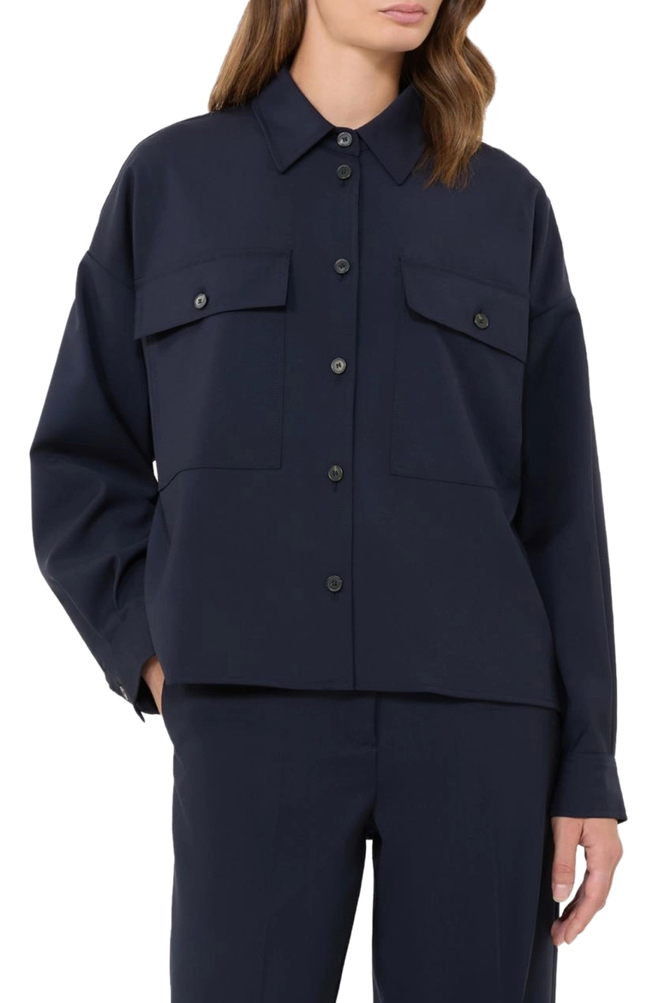 Женский Weekend Max Mara Рубашка MULINO из шерсти (цвет ), артикул 2615041021 | Фото 3