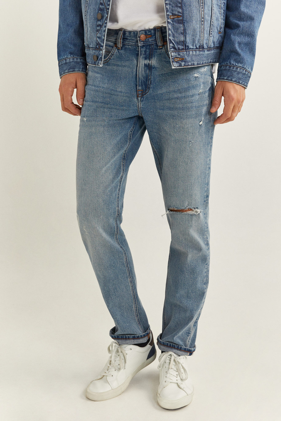 Springfield Мужские рваные джинсы (цвет ), артикул 1759833 | Фото 1