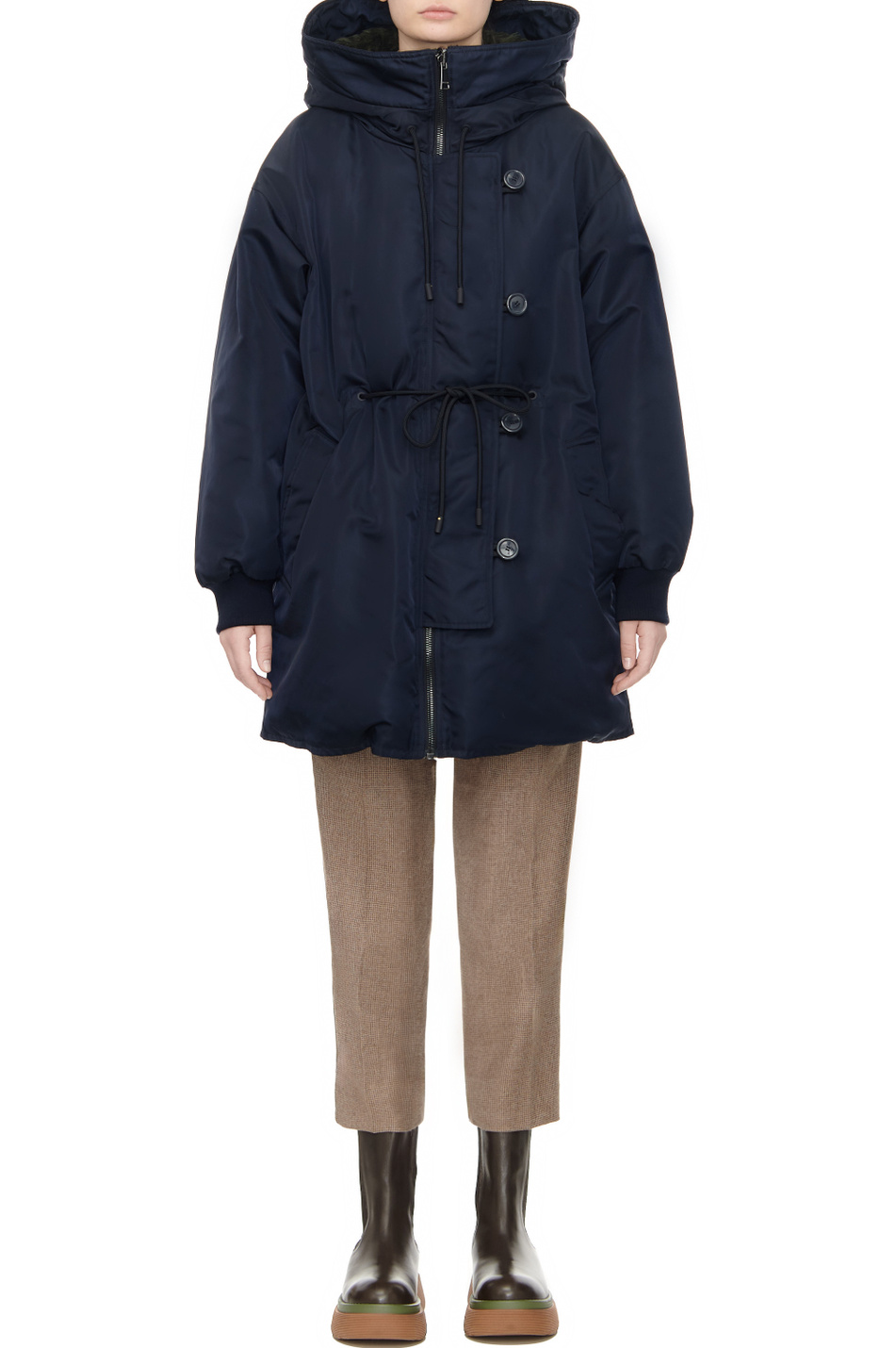 Женский Weekend Max Mara Парка двусторонняя PEPATO свободного кроя (цвет ), артикул 2354960933 | Фото 2