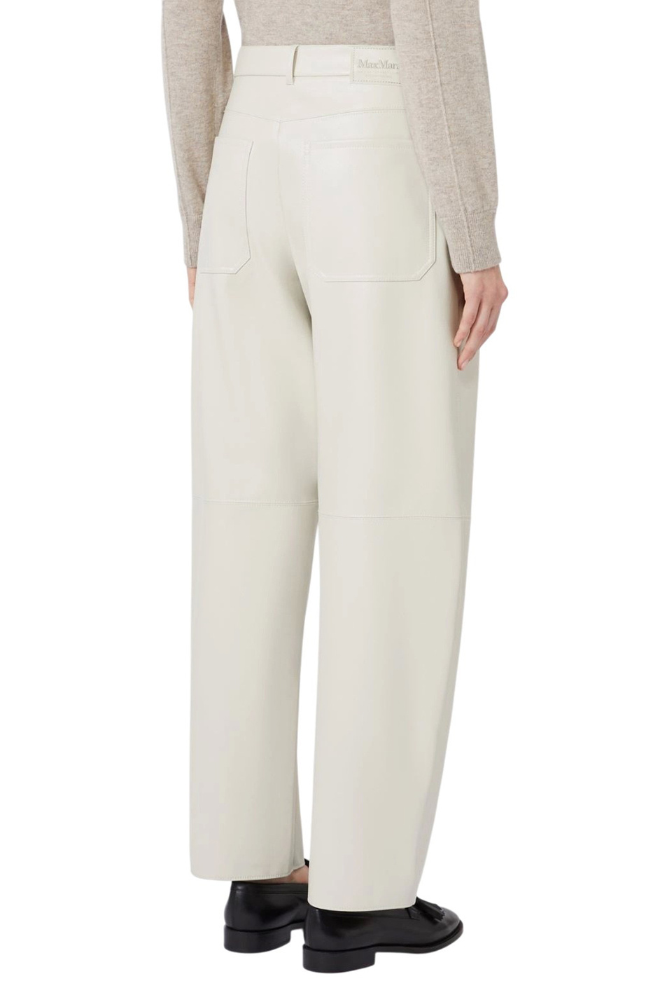 Женский Max Mara Брюки SOSPIRO из искусственной кожи (цвет ), артикул 2619781031 | Фото 4