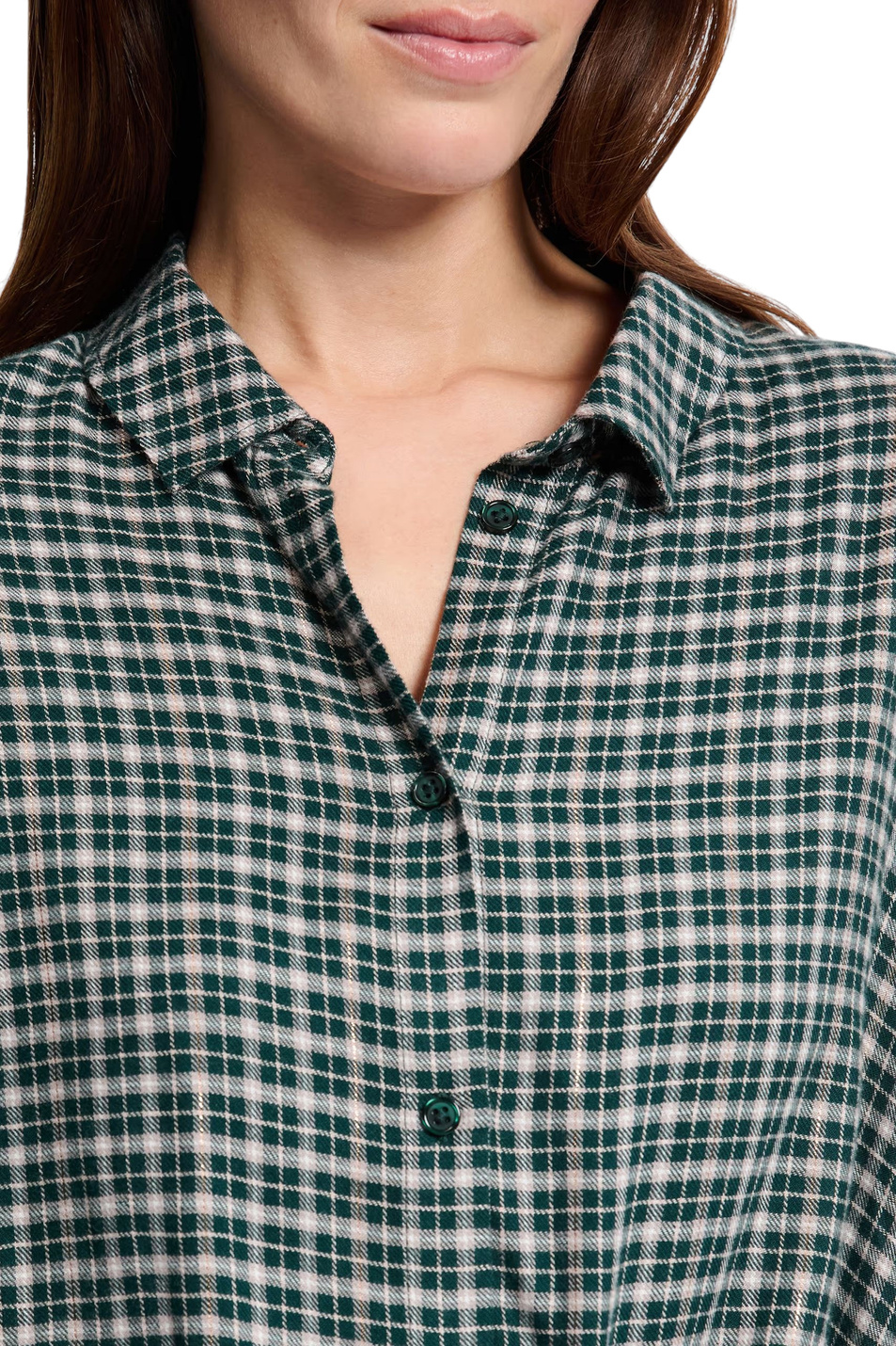 Женский Etam Пижамная рубашка FIOREX в клетку (цвет ), артикул 6556113 | Фото 4