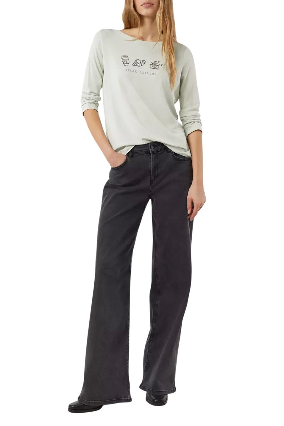 Женский Comma Лонгслив c принтом (цвет ), артикул 2175631 | Фото 2