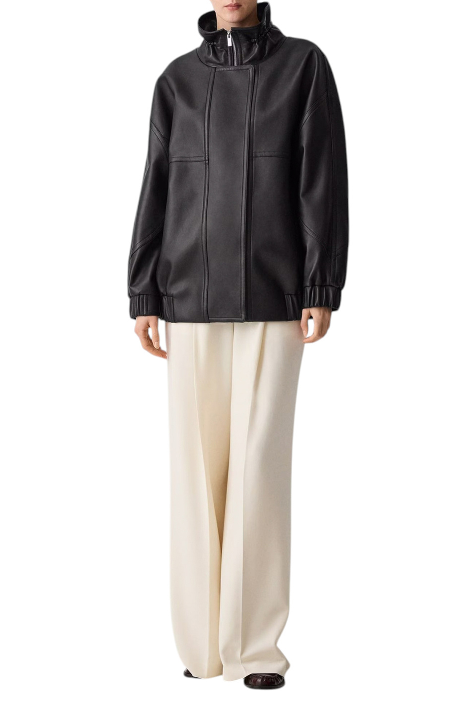 Женский Theory Куртка из натуральной кожи (цвет ), артикул Q0100403 | Фото 2