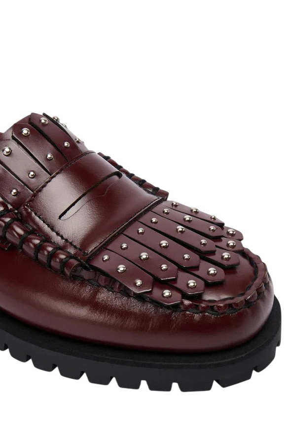 Женский Weekend Max Mara Лоферы WEEKENDANLUG из натуральной кожи (цвет ), артикул 2525526015 | Фото 5