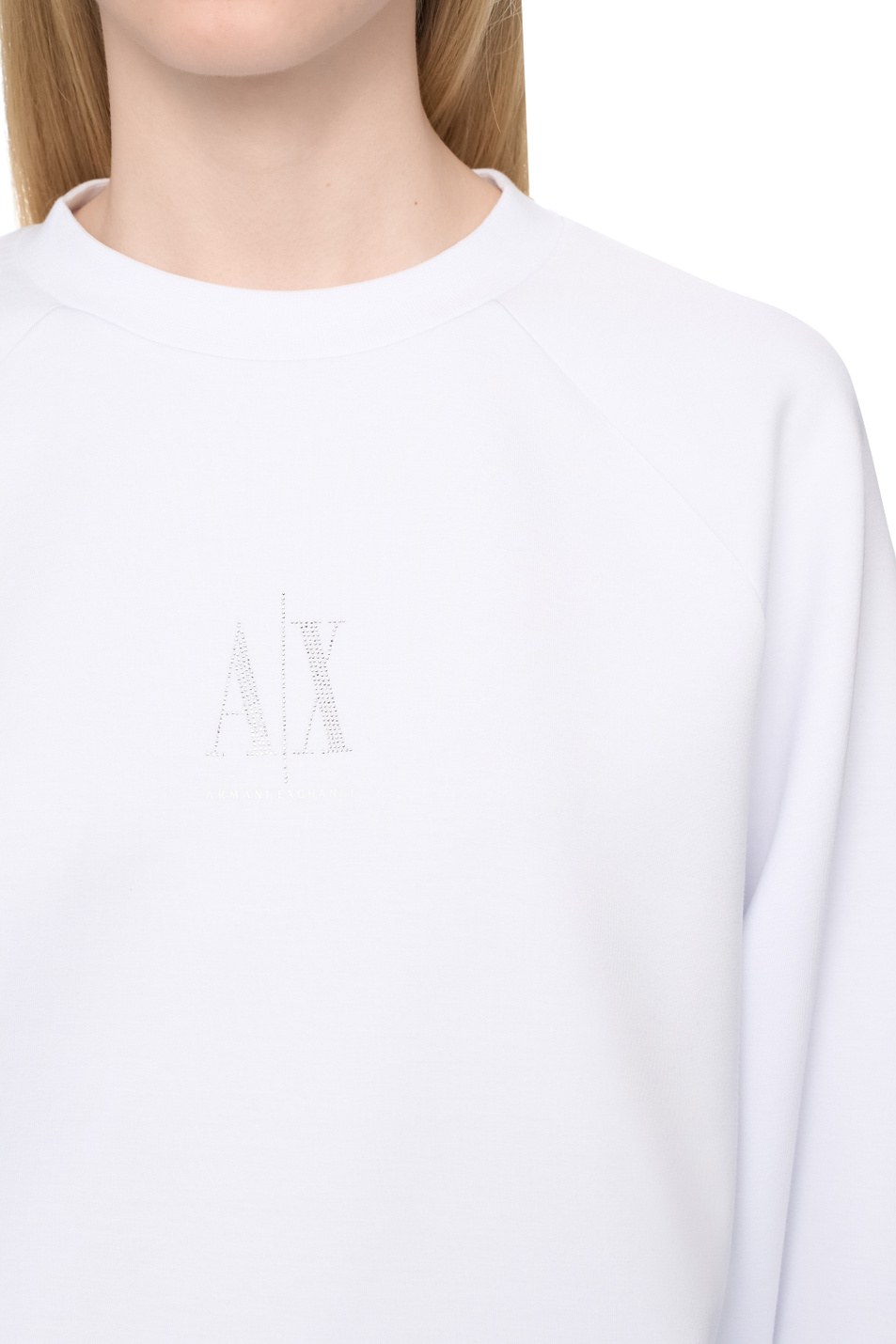 Женский Armani Exchange Свитшот с логотипом из страз (цвет ), артикул XW000826-AF13397 | Фото 6
