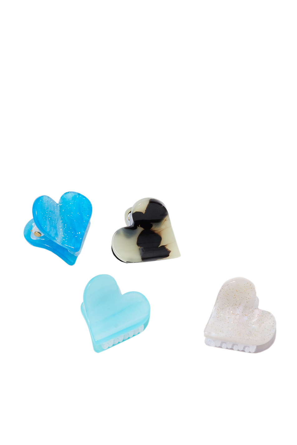 Accessorize Набор заколок для волос в форме сердца (цвет ), артикул 286223 | Фото 1