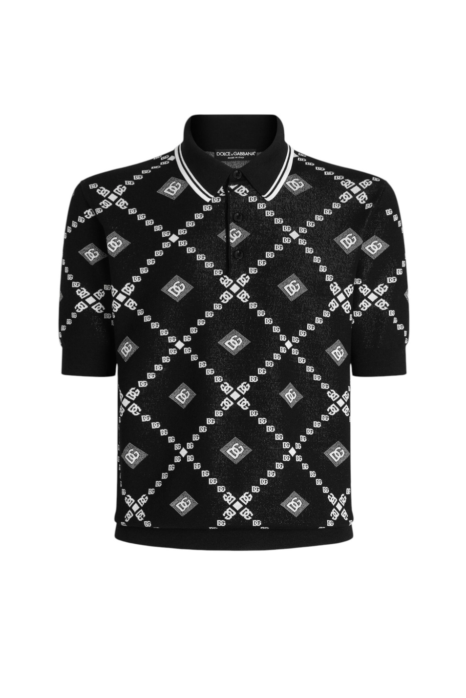 Мужской Dolce & Gabbana Поло из шерсти и шелка (цвет ), артикул GXZ02T-JGMA7 | Фото 1