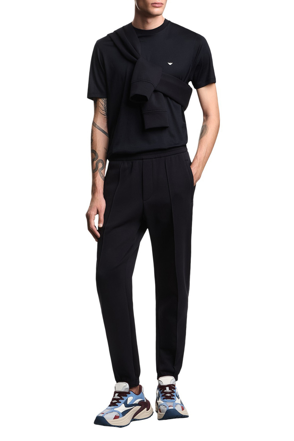 Мужской Emporio Armani Футболка с логотипом (цвет ), артикул EM004592-AF13747 | Фото 2