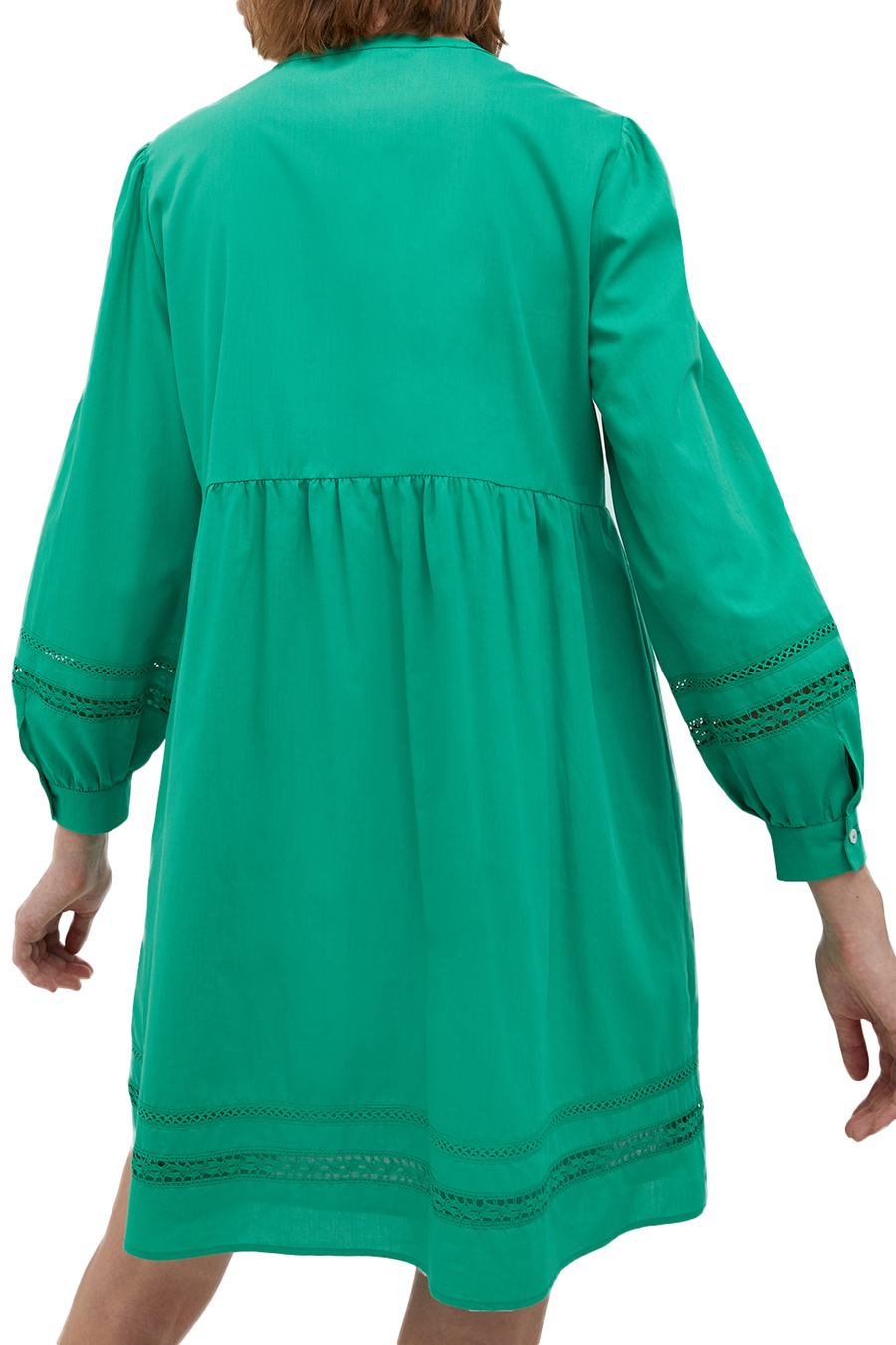 Женский Max&Co Платье PRECISO из натурального хлопка с кружевом (цвет ), артикул 72212222 | Фото 4