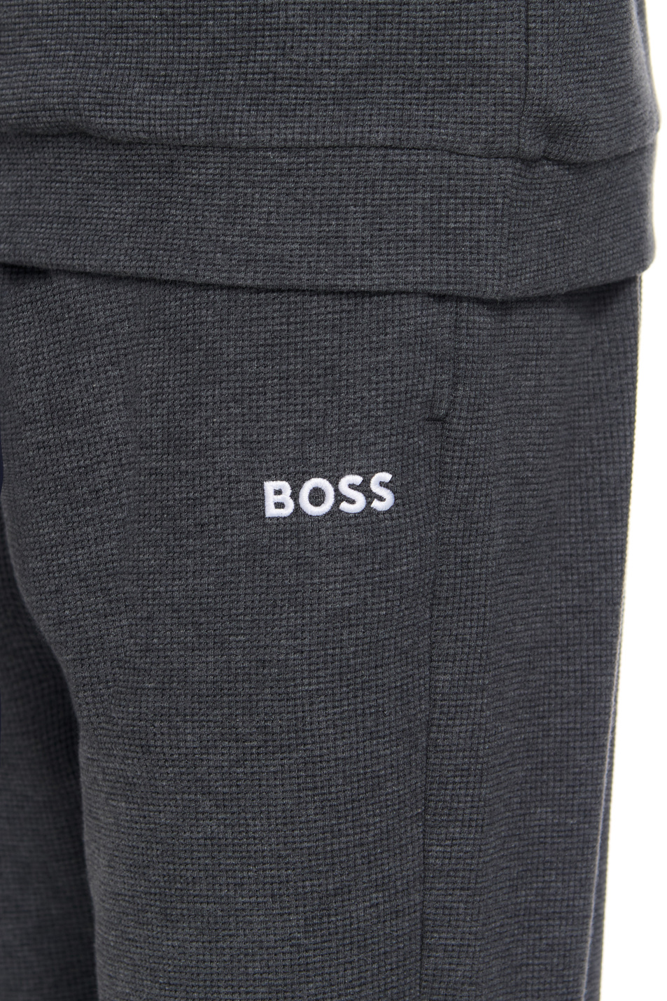 Мужской BOSS Брюки из смесового хлопка с логотипом (цвет ), артикул 50496881 | Фото 5