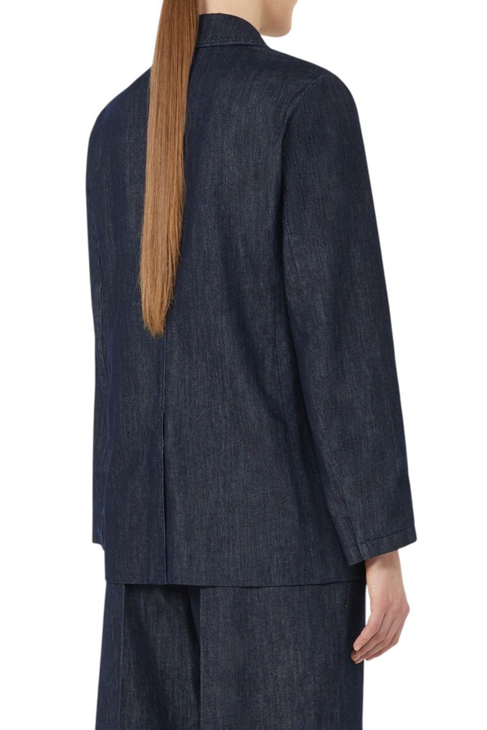 Женский Max Mara Пиджак джинсовый SARA однотонный (цвет ), артикул 2529046041 | Фото 4