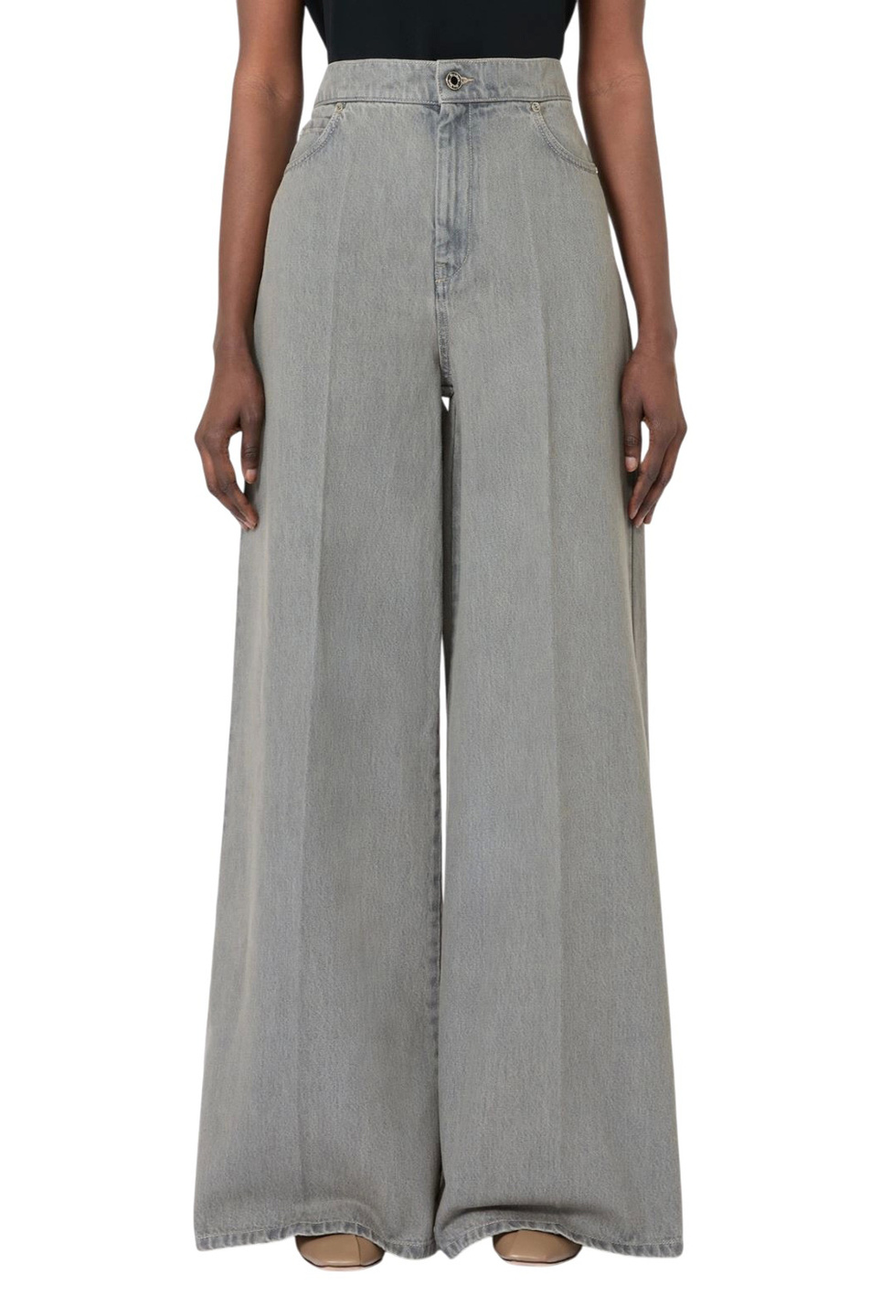 Женский Max Mara Джинсы NATALE из хлопка (цвет ), артикул 2611181011 | Фото 3