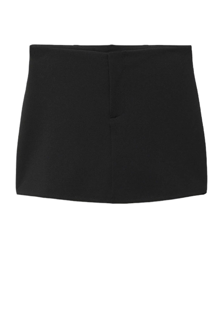 Шорты-юбка RENA с завышенной талией|Основной цвет:Черный|Артикул:57063811 | Фото 1