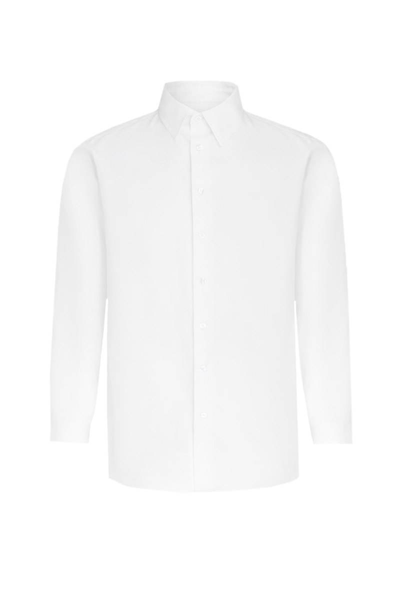 Рубашка из натурального хлопка|Основной цвет:Белый|Артикул:1290831120990 | Фото 1