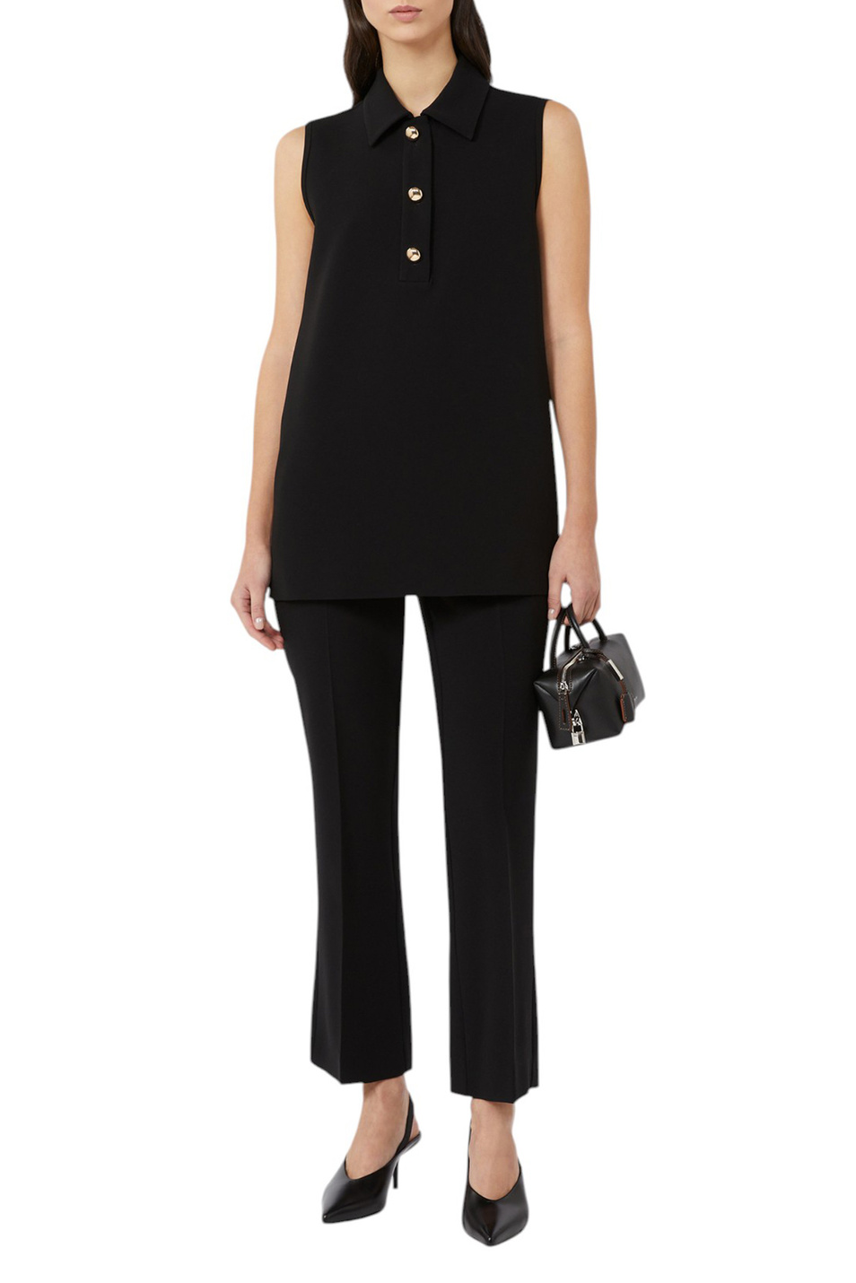 Женский Max Mara Блузка GOLF однотонная (цвет ), артикул 2526196011 | Фото 2
