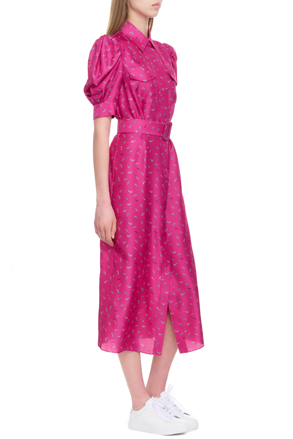Женский Rochas Платье из натурального шелка с принтом (цвет ), артикул ROWW50188ARW174 | Фото 2
