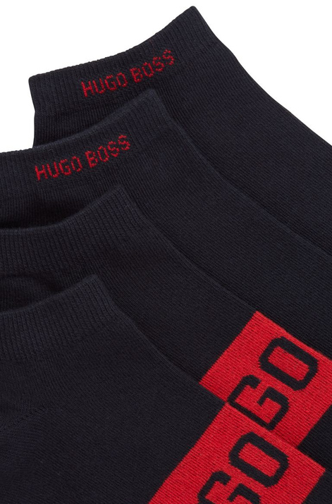 BOSS Комплект носков с контрастным логотипом из смесового хлопка ( цвет), артикул 50428744 | Фото 3