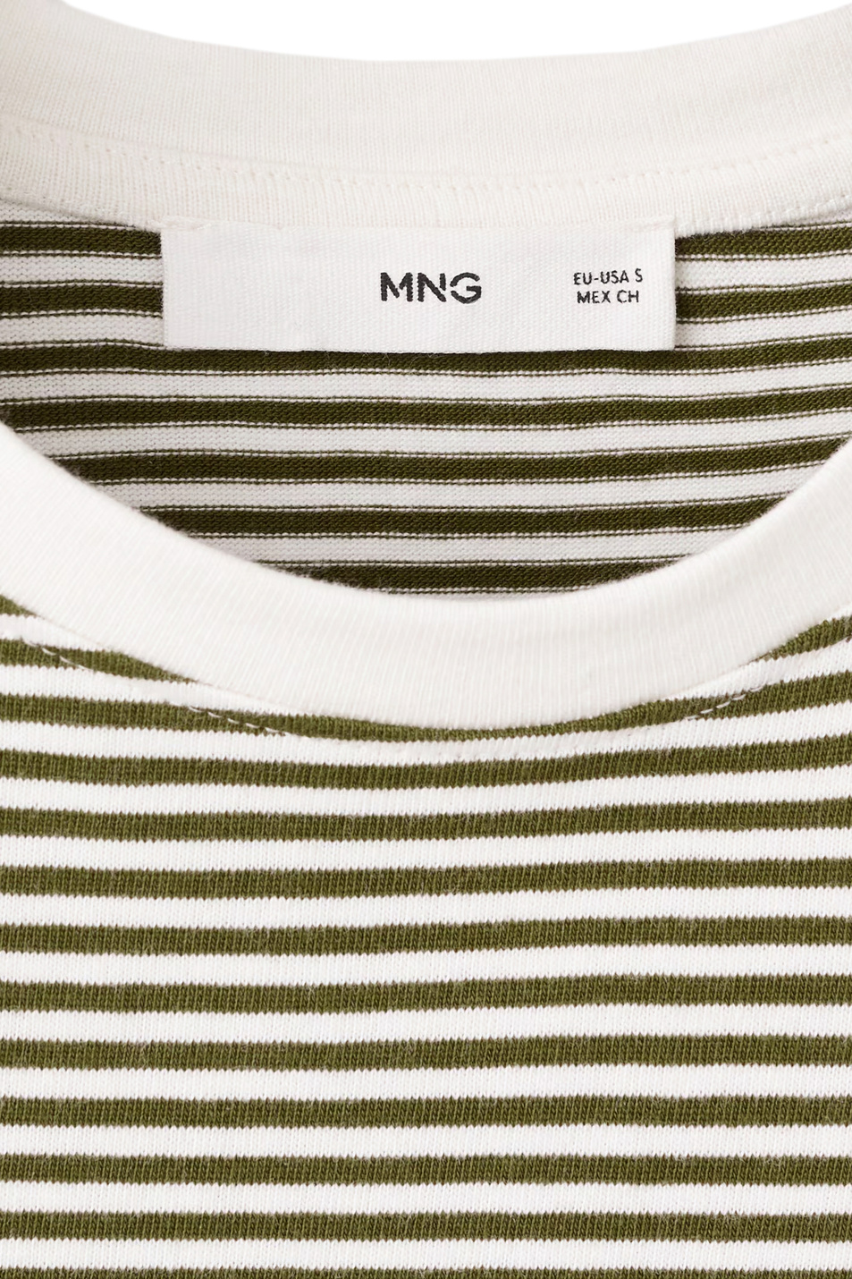 Женский Mango Футболка BELLA-H из хлопка (цвет ), артикул 27002549 | Фото 5