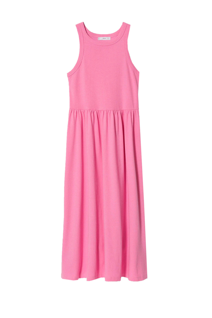 Платье SANDO из натурального хлопка|Основной цвет:Розовый|Артикул:27037878 | Фото 1