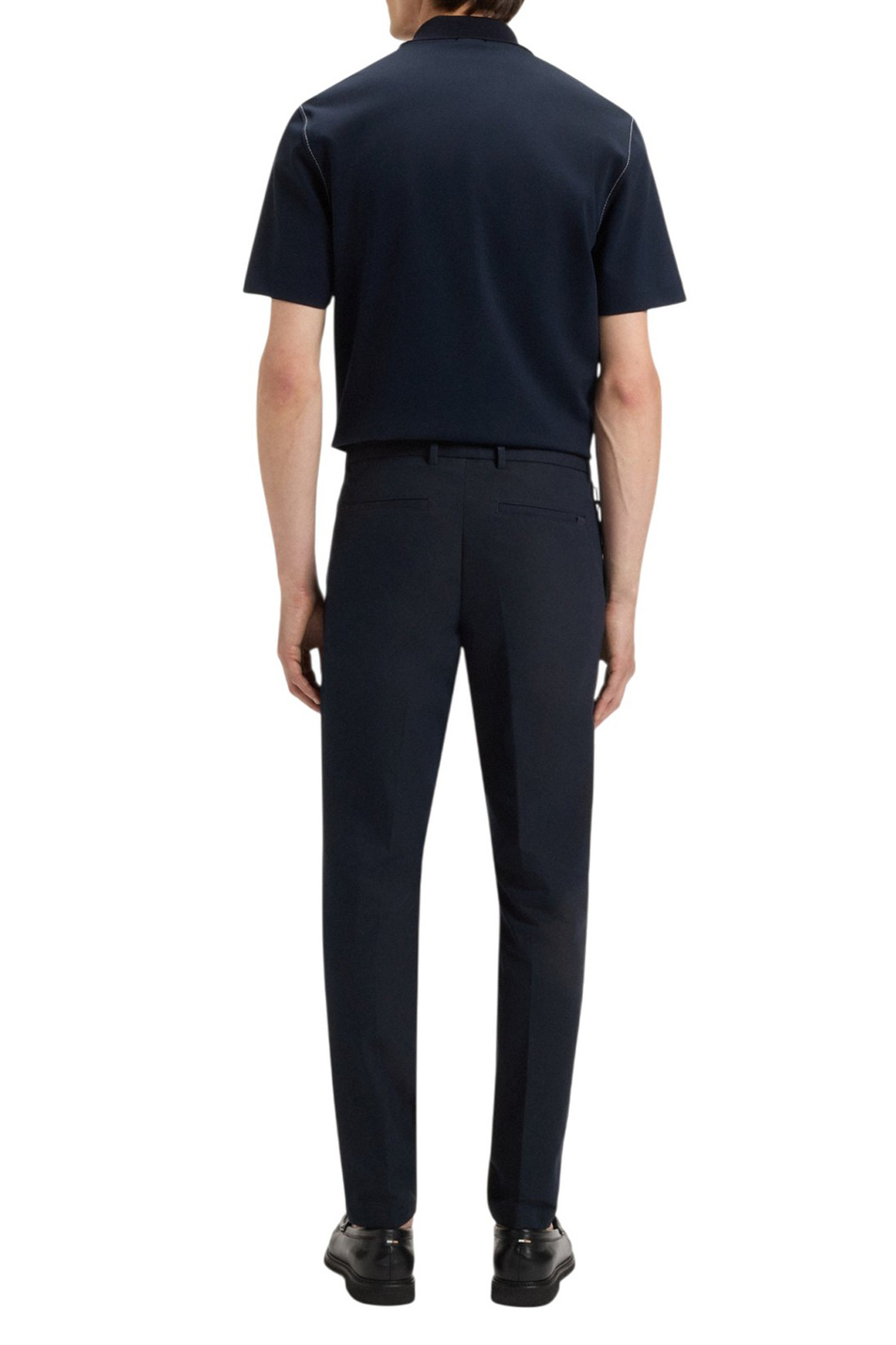 Брюки Kaiton однотонные|Основной цвет:Синий Мужской BOSS Брюки Kaiton однотонные (цвет ), артикул 50543945 | Фото 4