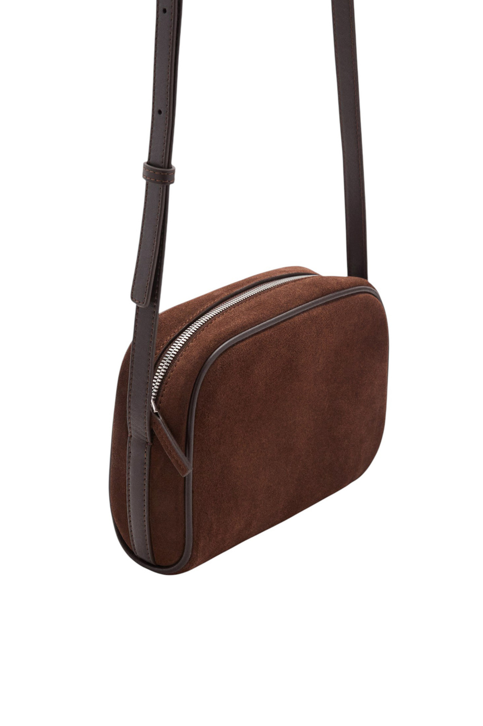 Сумка через плечо FES из натуральной замши|Основной цвет:Коричневый Женский Mango Сумка через плечо FES из натуральной замши (цвет ), артикул 17004447 | Фото 2