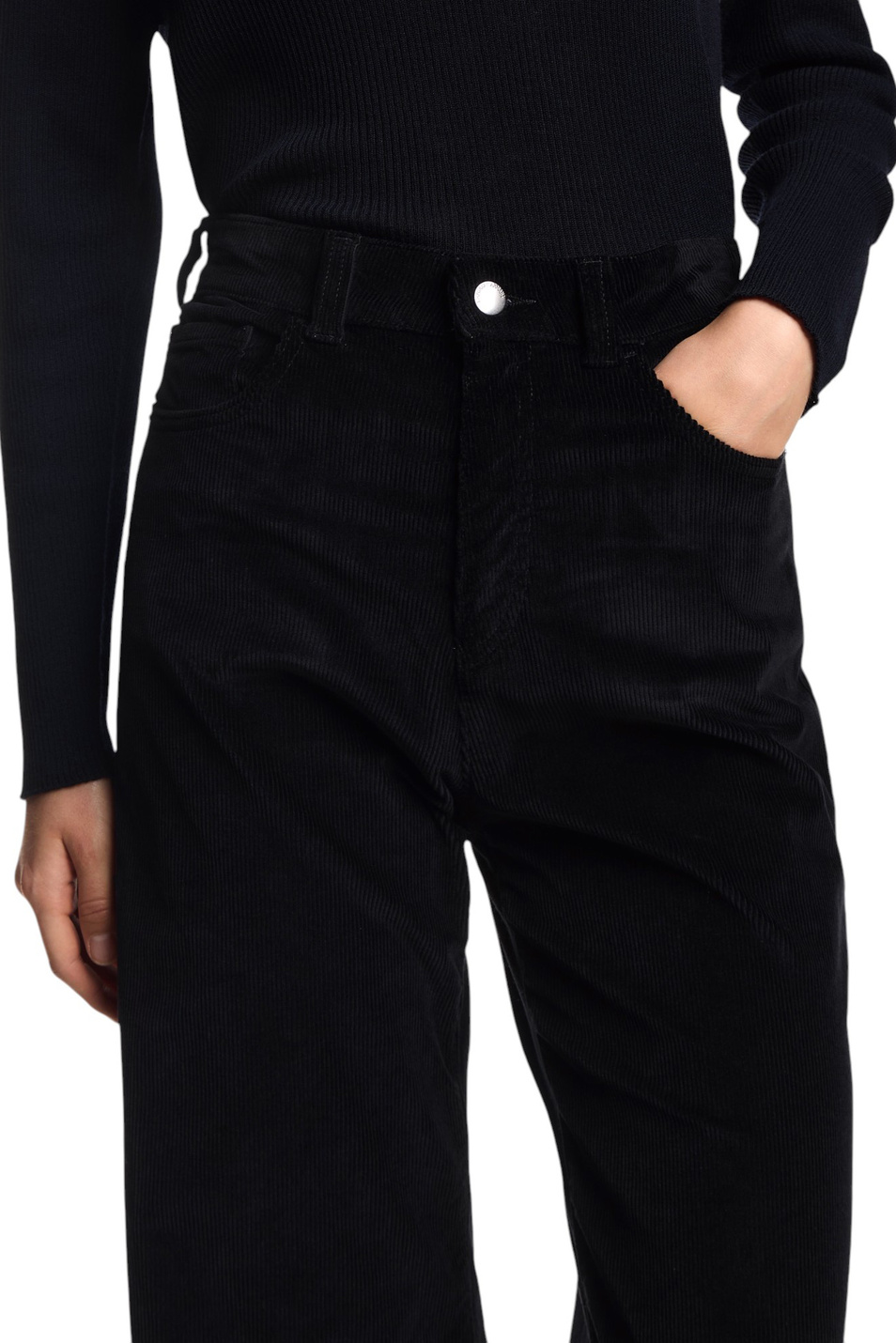 Женский Emporio Armani Брюки из вельвета (цвет ), артикул EW000749-AF17028 | Фото 5