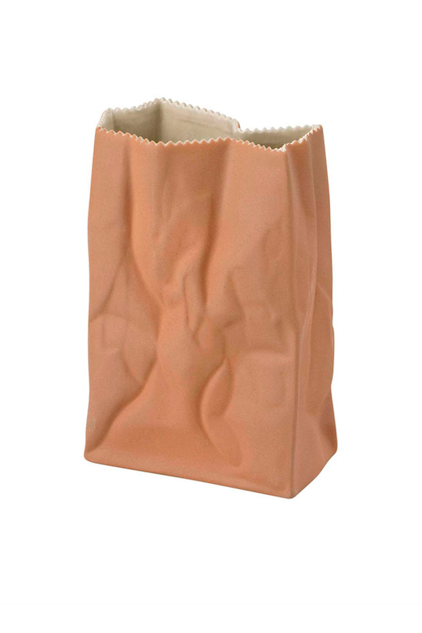 Ваза "Bag Ceramic" 18 см|Основной цвет:Бежевый|Артикул:23500-203020-66018 | Фото 1