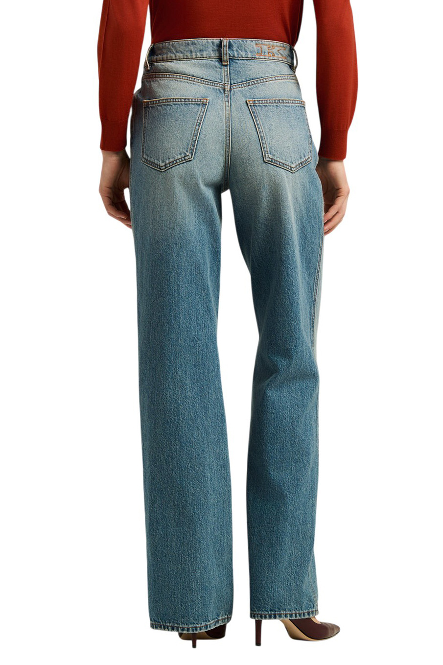 Женский Kiton Джинсы из чистого хлопка (цвет ), артикул DJ60103K0509H0500D | Фото 4