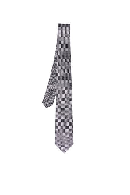 Галстук из чистого шелка|Основной цвет:Серый|Артикул:CH-21036 | Фото 1