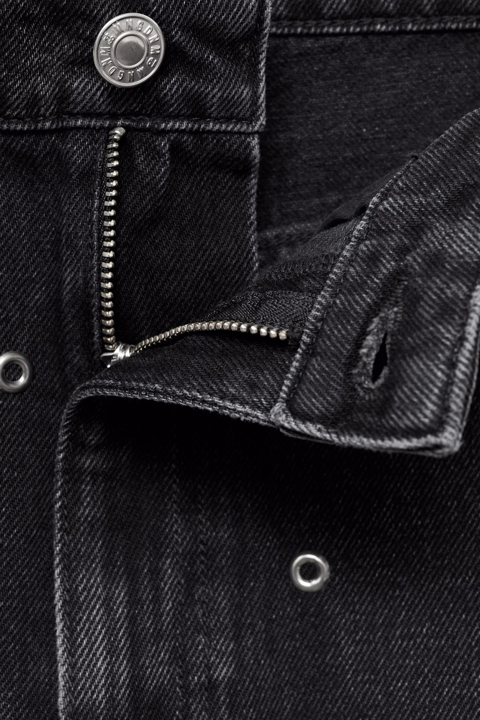 Женский Mango Джинсы EYELETS из хлопка (цвет ), артикул 17024790 | Фото 5